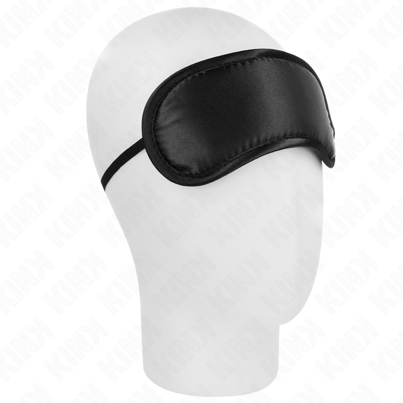 Antifaz de satén para juegos BDSM de 19 x 6 cm con ajuste de 16 x 38 cm
