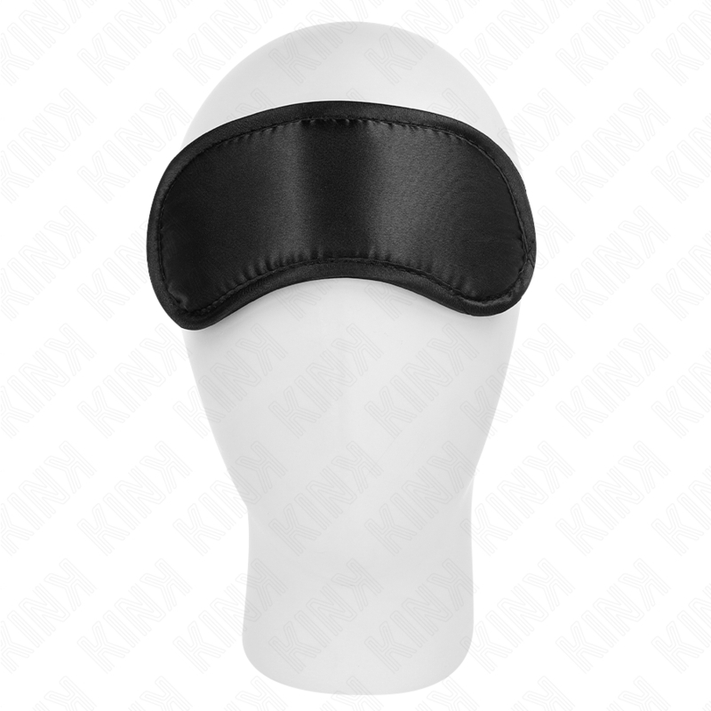 Antifaz de satén para juegos BDSM de 19 x 6 cm con ajuste de 16 x 38 cm