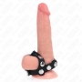 Anillo de pene con 3 correas ajustables para testículos