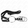 Set de 4 anillos de pene metálicos conectados con cinturón 3,8-5 x 112 cm