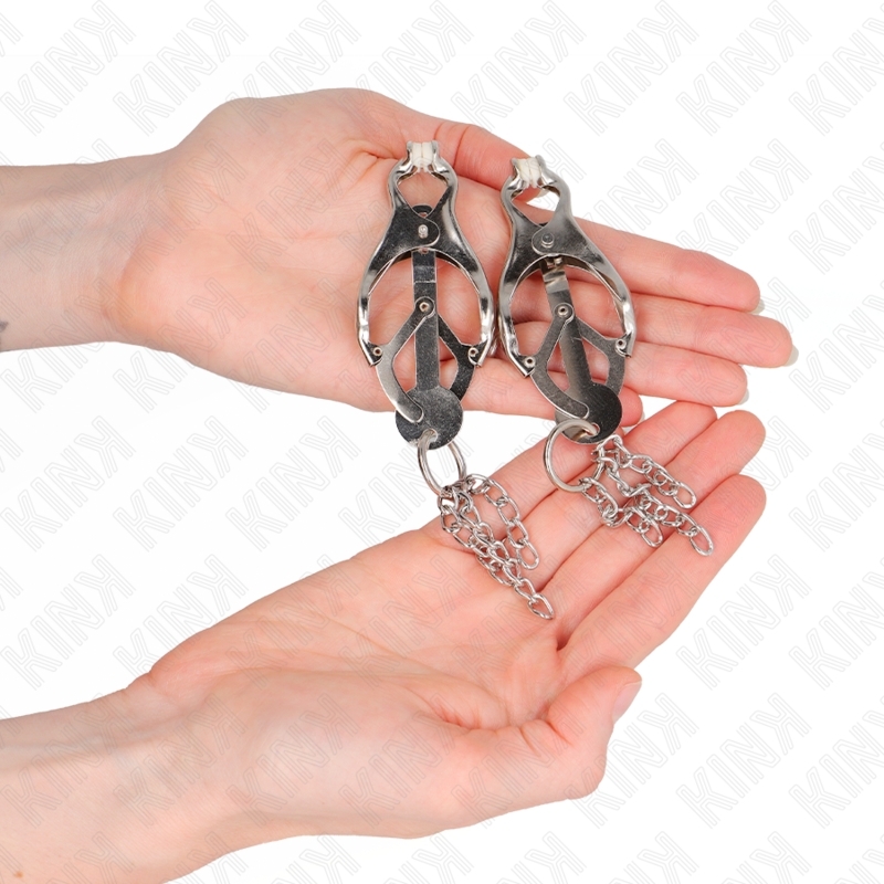 Pinzas para pezones con cadenas pequeñas