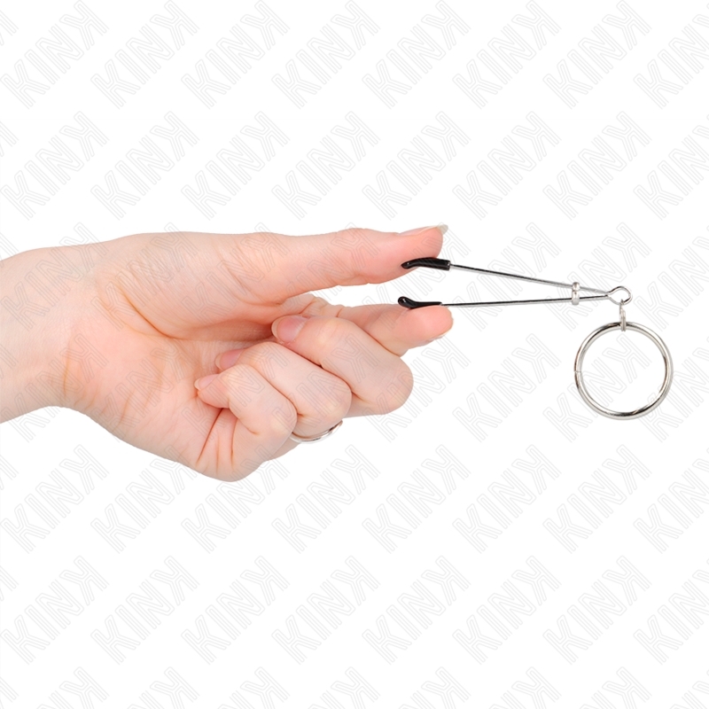 Pinzas para pezones con anilla de 7 cm