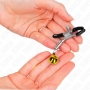 Pinzas para pezones con campana individual 6 cm