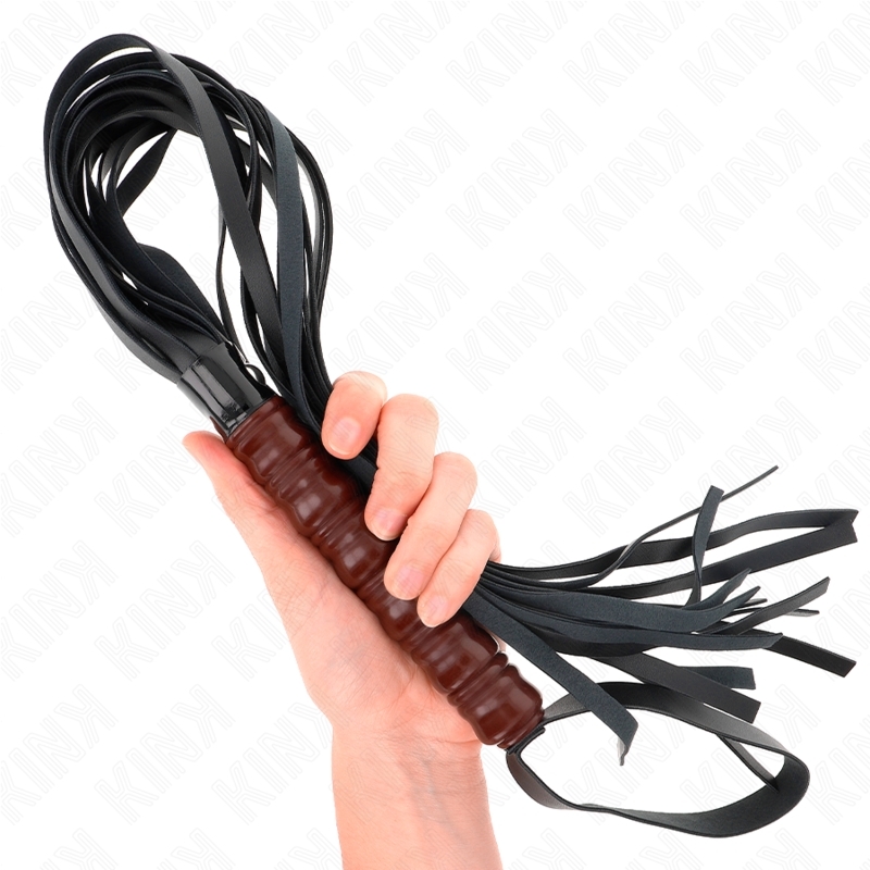 Látigo de tiras estilo caoba 53 cm