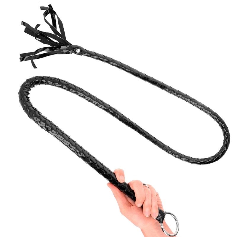 Látigo de tiras de PVC brillante 138 cm