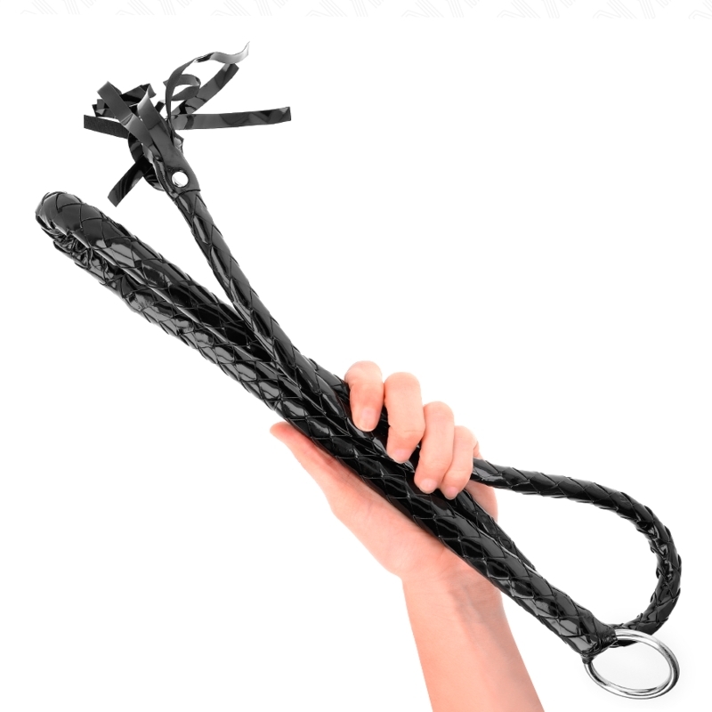 Látigo de tiras de PVC brillante 138 cm