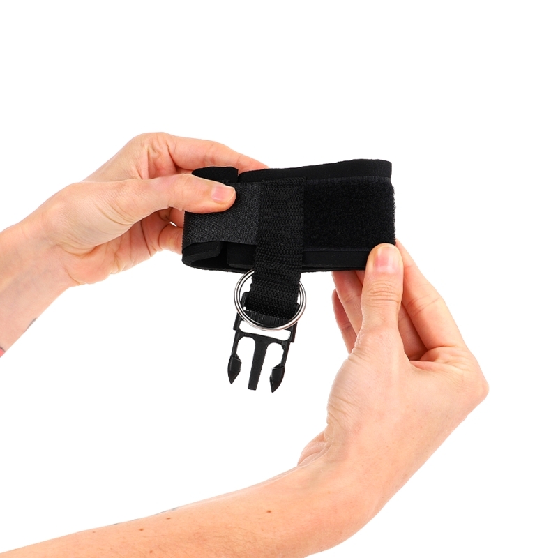 Muñequeras de sujeción de neopreno con cierre de velcro ajustable 22-34 cm