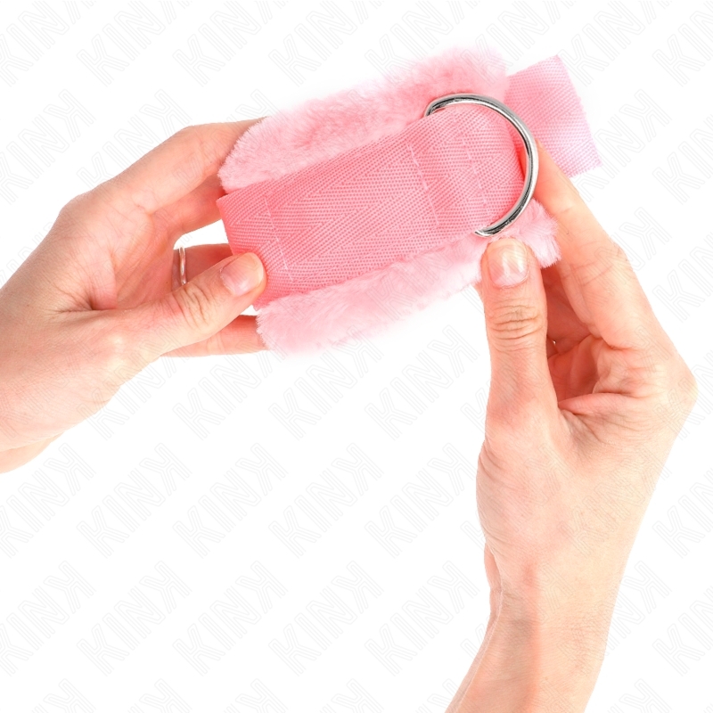 Esposas de muñeca con forro de pelo ajuste 17-31 x 7 cm