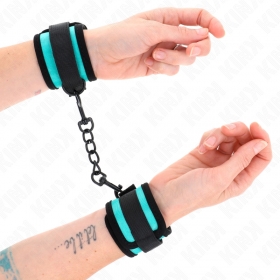Esposas de muñeca de nailon con velcro ajustables 18-32 x 5 cm
