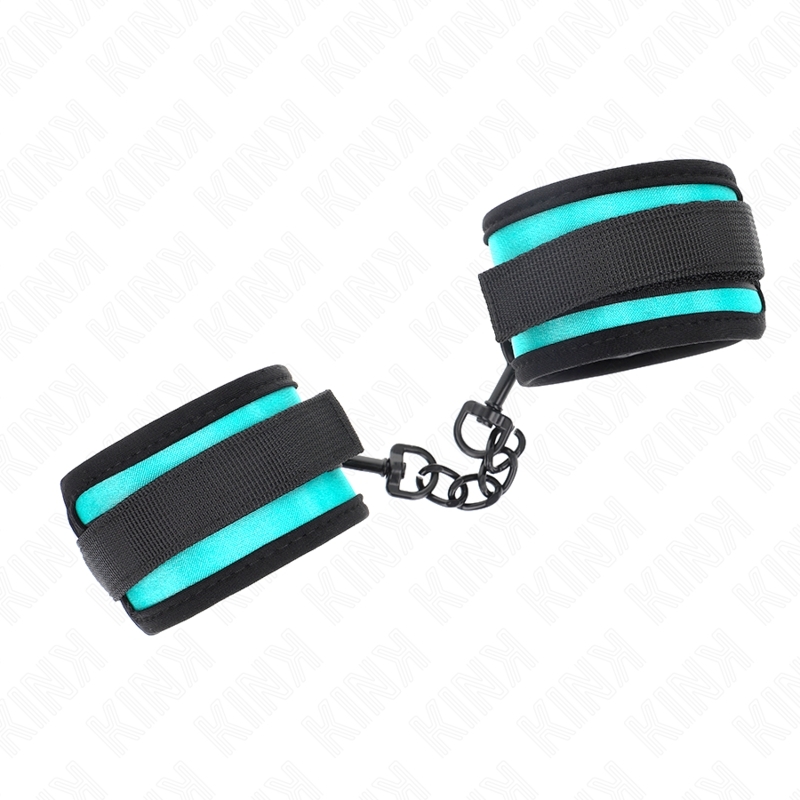 Esposas de muñeca de nailon con velcro ajustables 18-32 x 5 cm