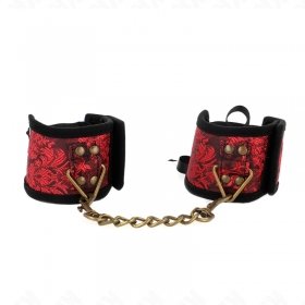 Esposas de muñeca con encaje y cadena 24,5 x 6,5 cm
