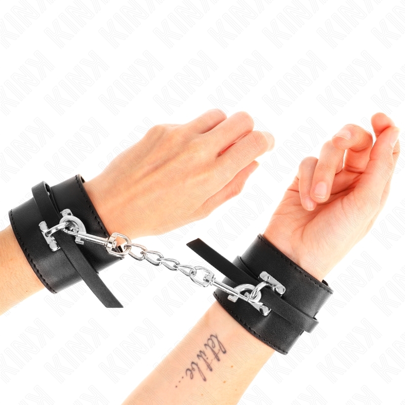 Muñequeras de sujeción con cierre de seguridad ajustable de 14,5-21 x 6 cm