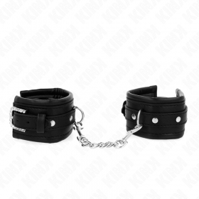 Muñequeras de sujeción ajustables con hebilla de brillantes 25-32 x 5,5 cm