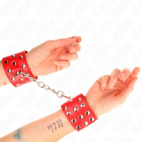 Esposas de muñeca ajustables con remaches 19-24 x 5,5 cm