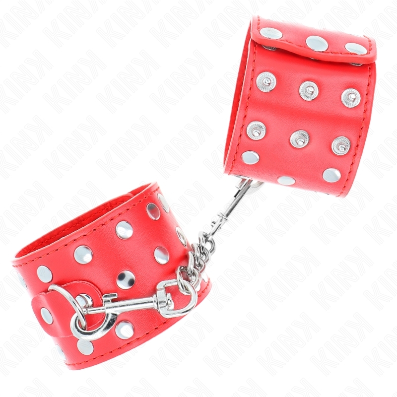 Esposas de muñeca ajustables con remaches 19-24 x 5,5 cm