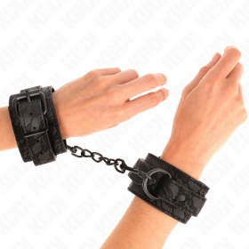Muñequeras de sujeción con encaje ajustable de 19-26 cm