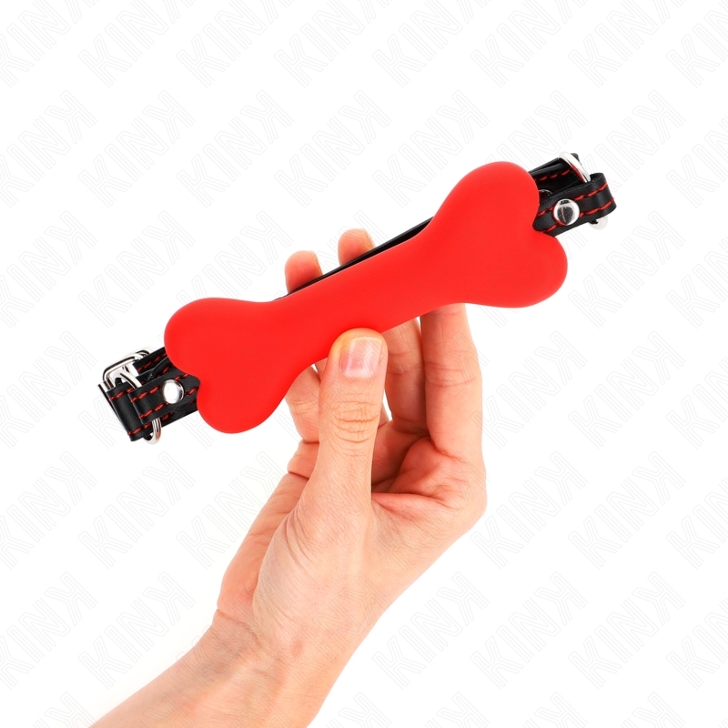 Mordaza de hueso de 12 cm con correa 63 x 2 cm