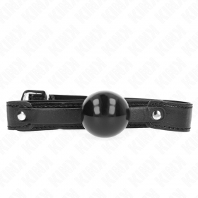 Mordaza de bola TPE suave 4 cm con correa 65 x 2.5 cm Modelo 2