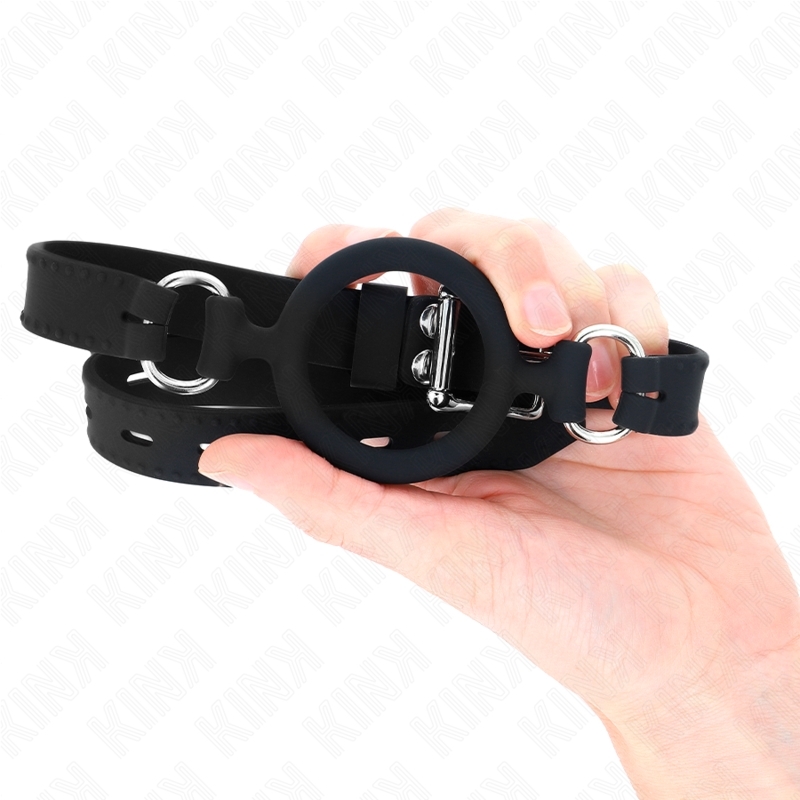 Mordaza de anillo de silicona 5 cm con correa de 56 cm