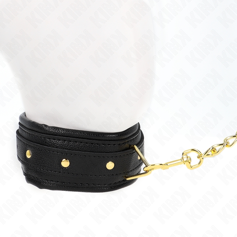 Collar de sumisión con correa de 65 cm y ajuste de 37-54 x 3 cm Modelo 1