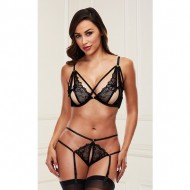Strappy Garter Set- Conjunto Tiras