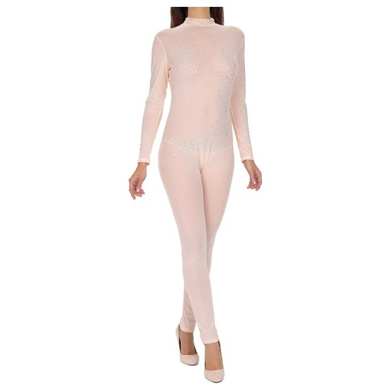 Mono Rhinestone Blanco