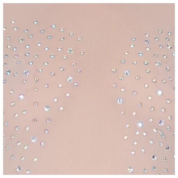 Mono Rhinestone Blanco