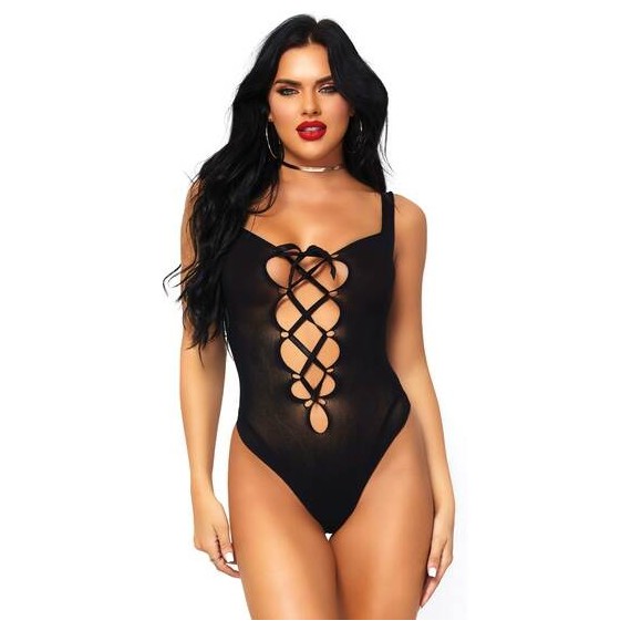 Body Negro Opaco con Lazada
