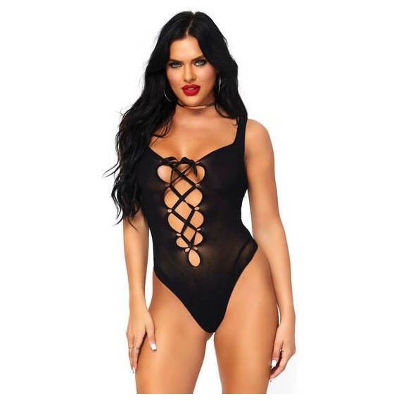 Body Negro Opaco con Lazada