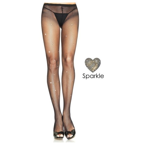 Pantys Rejilla con Strass