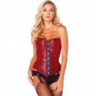 Sadie Corse con Lentejuelas Rojo