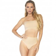 Conjunto Opaco Microfibra - Nude