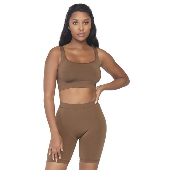 Conjunto Opaco Con Pantalones Ciclista