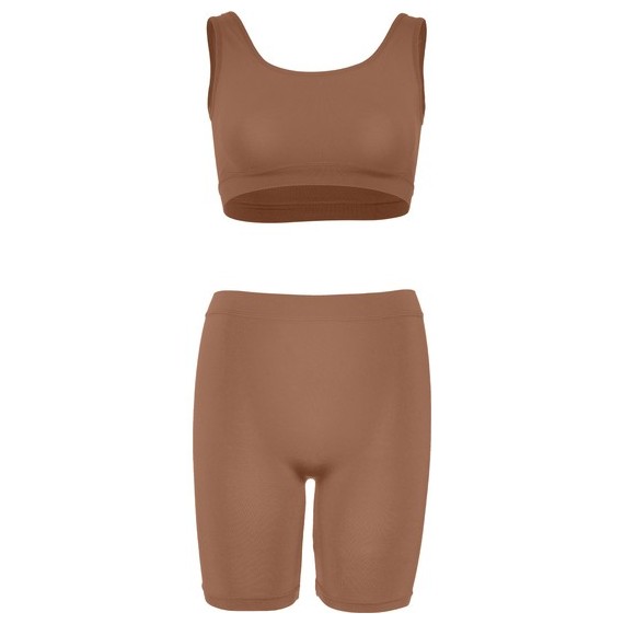 Conjunto Opaco Con Pantalones Ciclista