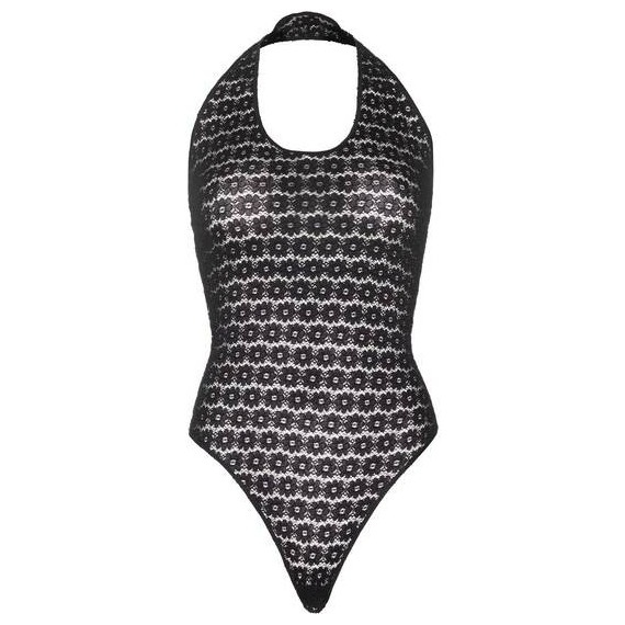 Body Lace Snap Crotch - Negro