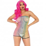 Mameluco Lurex Sin Tirantes - Arcoíris