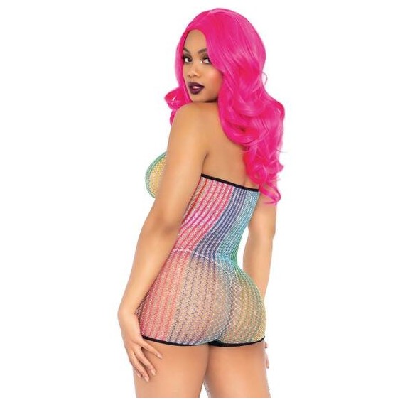 Mameluco Lurex Sin Tirantes - Arcoíris