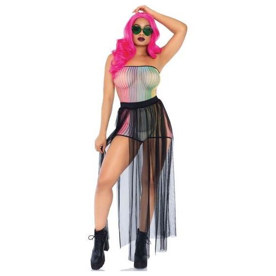 Mameluco Lurex Sin Tirantes - Arcoíris