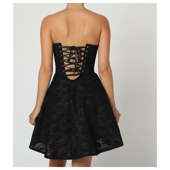 Corset con Falda Teenager Negro