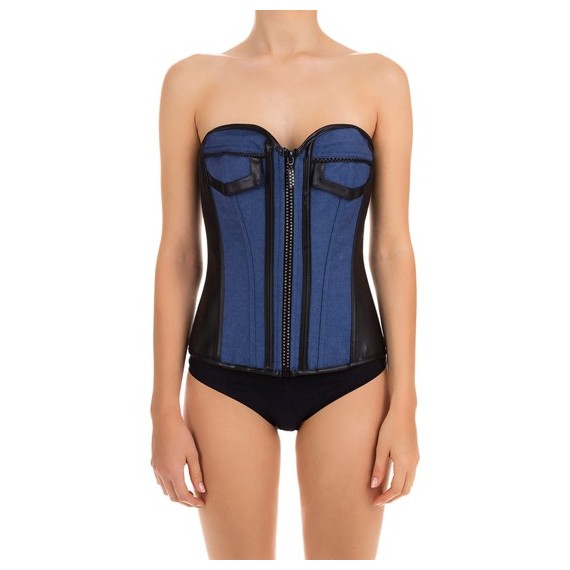 Corset Jeans Negro