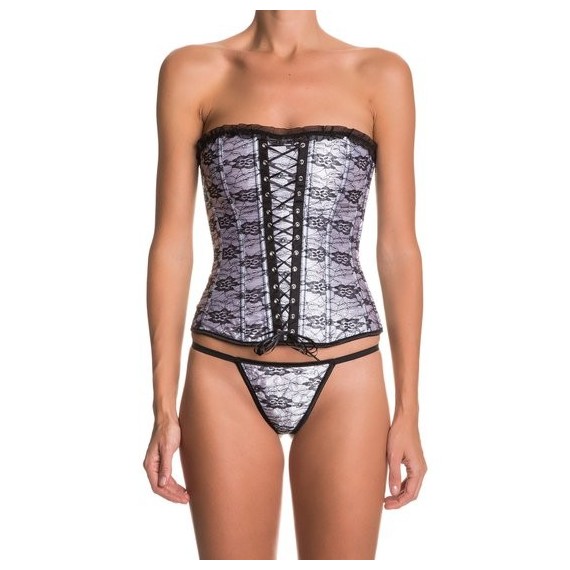 Corset Perlita Gris