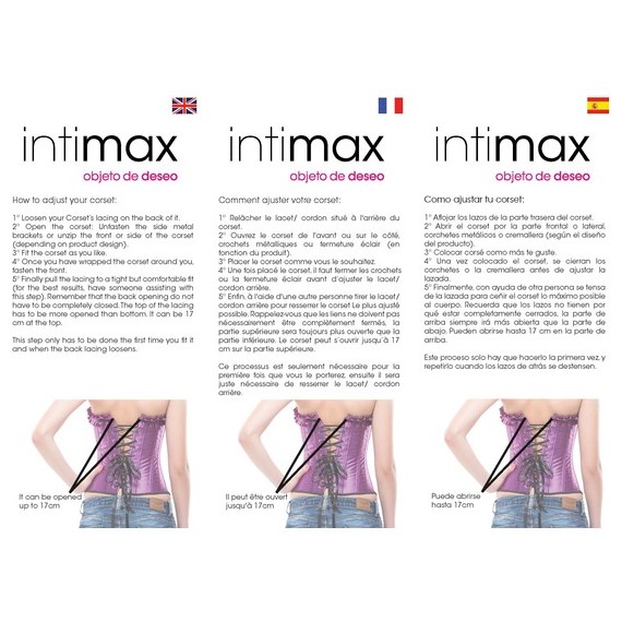 Corset Perlita Gris
