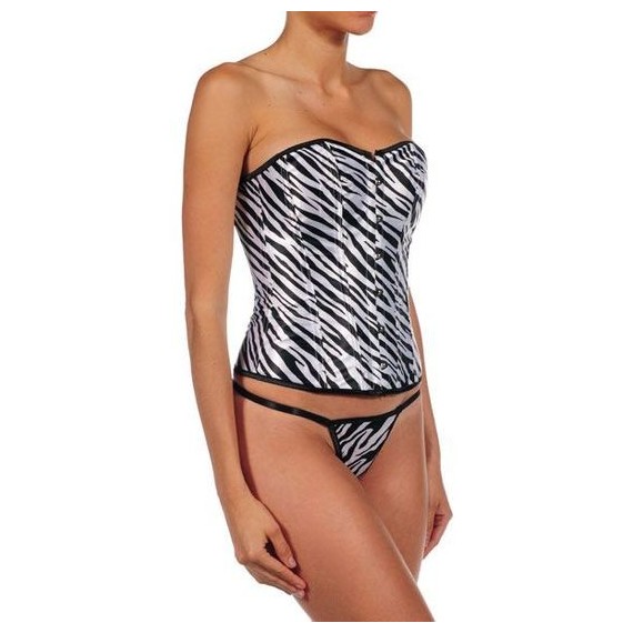 Corset Zebra Gris