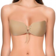 Invisible Bra Strapless Liso Autoadhesivo - Color Beige