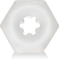 Anillo Hexágono Transparente