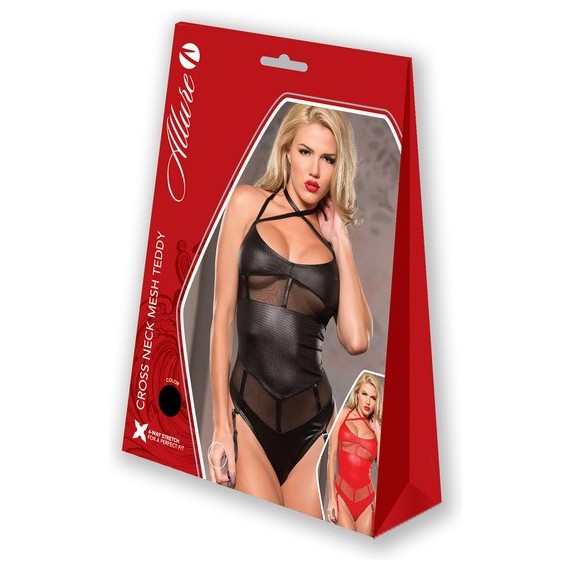 Crs Neck Mesh Teddy - Negro