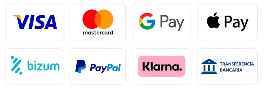 Métodos de pago disponibles en Plassimo